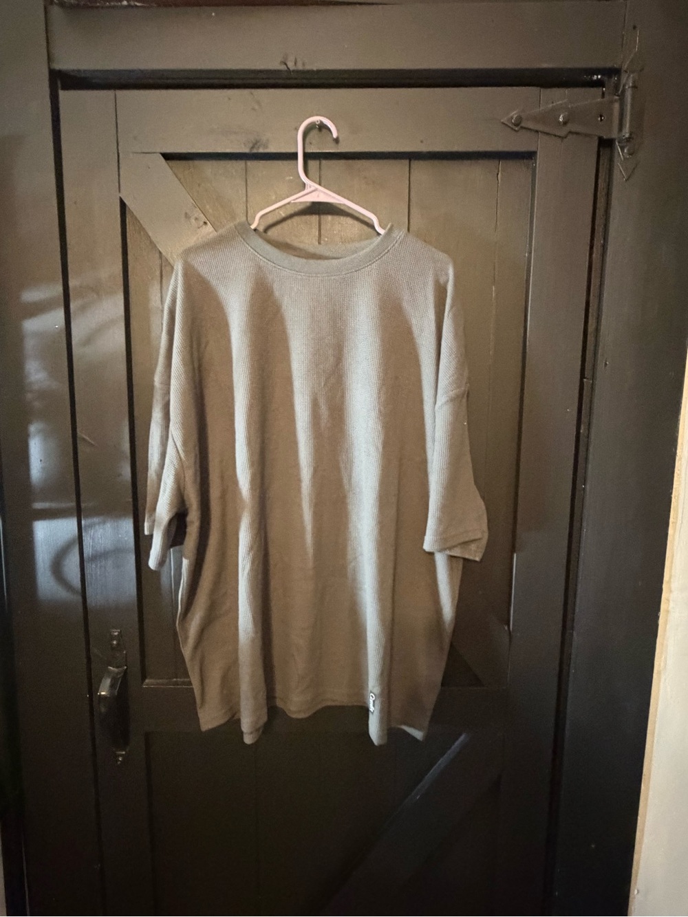 Men's Crewneck Sweater in Charcoal Gray